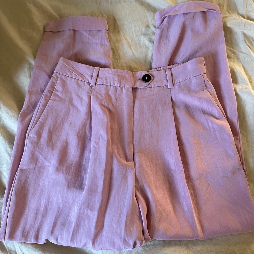 High rise pink-ish pants